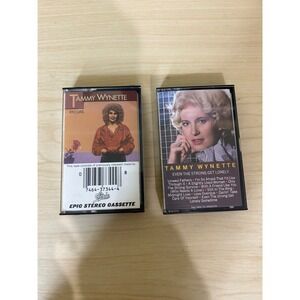 Tammy Wynette Cassette Tape Lot Encore & Even The Strong Get Lonely Epic Country